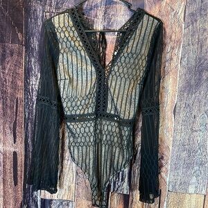 New without Tag! Black BodySuit Size Medium